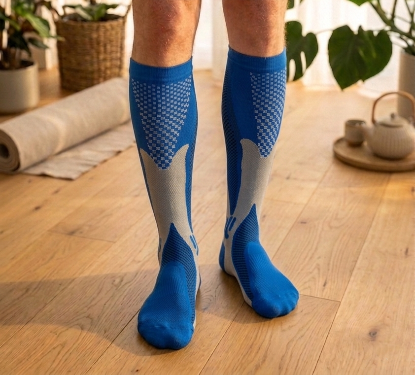 ZenStep Compression Socks Blue