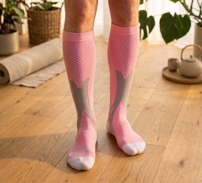 ZenStep Compression Socks Pink